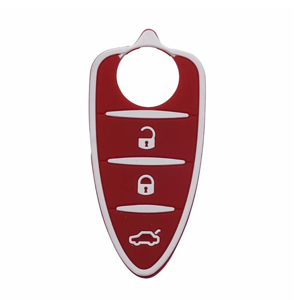 Multicolor 3-Button Car Remote Key Shell Pad - Stylish Accessories