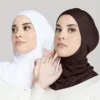 Islamic Muslim Headscarf, New Women's Veil, Headscarf, Hat, Soft Elastic Long Shawl, Neck Wrapping Hat 1