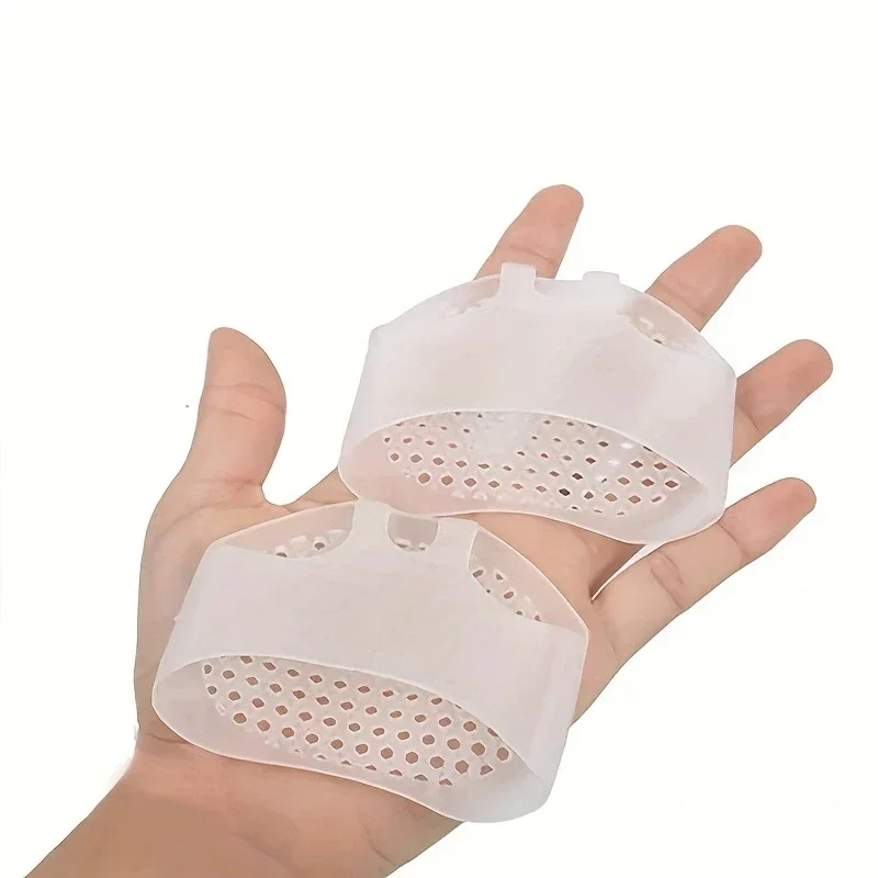 Toe Separators 2PCS Silicone Gel Insoles Toe Separator Thumb Valgus Orthopaedic Foot Protector Bunion Adjuster Hallux Guard Feet Care Cushion
