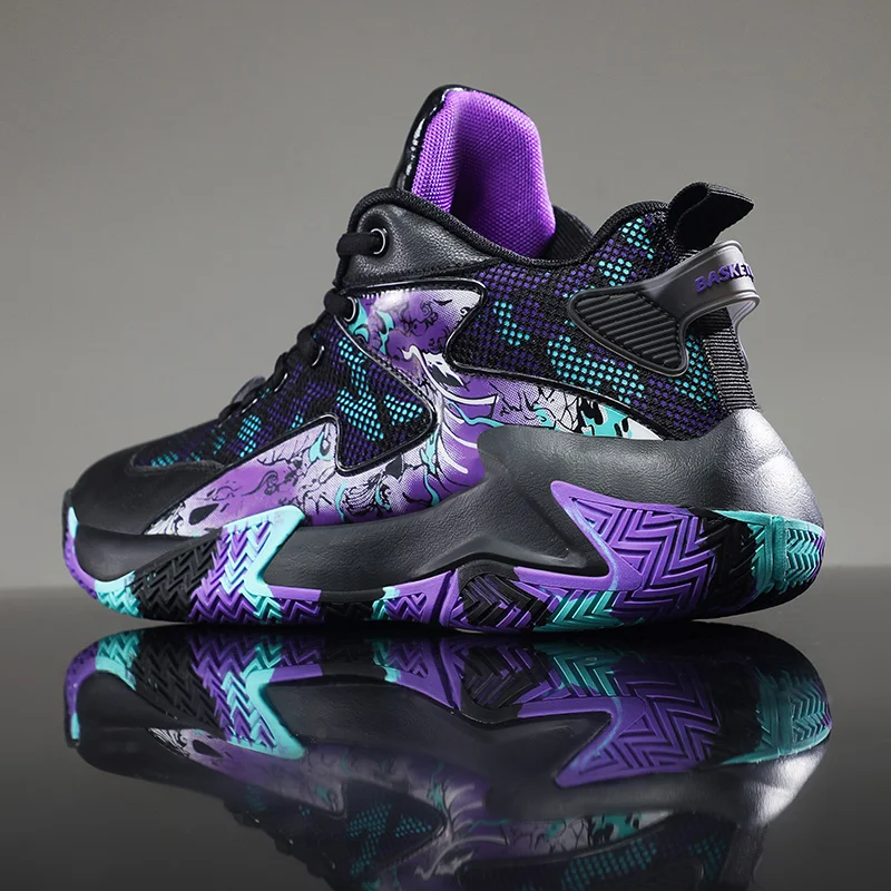 ZHENZU 36-46 Lightweight Men Basketball Shoes Boys