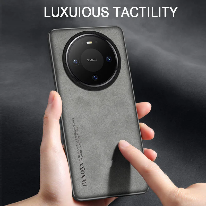 Leather Shockproof Protective Phone Case - Skin-Friendly Cover