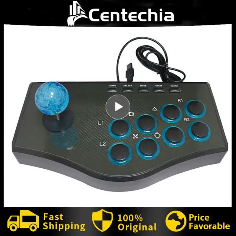Arcade Fight Stick Street Fighting Joystick Controller Gamepad Per Ps3 / Pc / Android, Usb Pc Street Fighter Arcade Game
