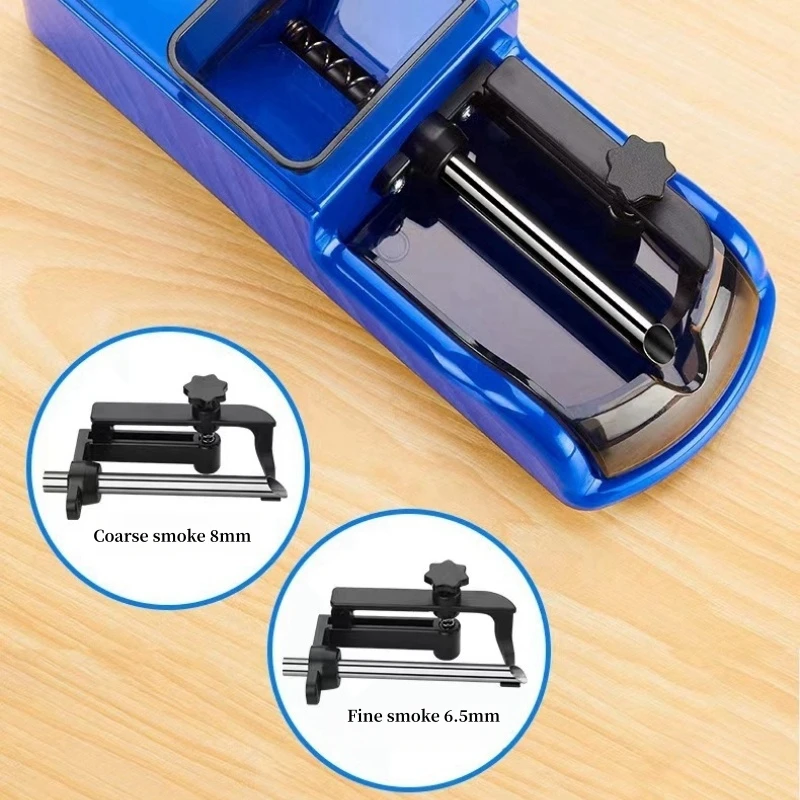 High Power Type-C Charging Cable Electric Cigarette Rolling Machine Plug Tobacco Winding Roller DIY Smoking Tool 6.5/8.0mm cigarette rolling tool