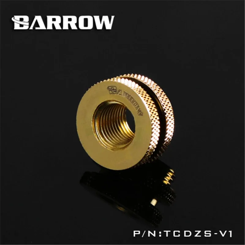 Barrow TCDZS-V1 G1/4'' Pass-Through Fitting Fillport Cover Openings Hose Water Cooling Use 4 Colors TCDZS-V1 extender fitting water cooling fitting