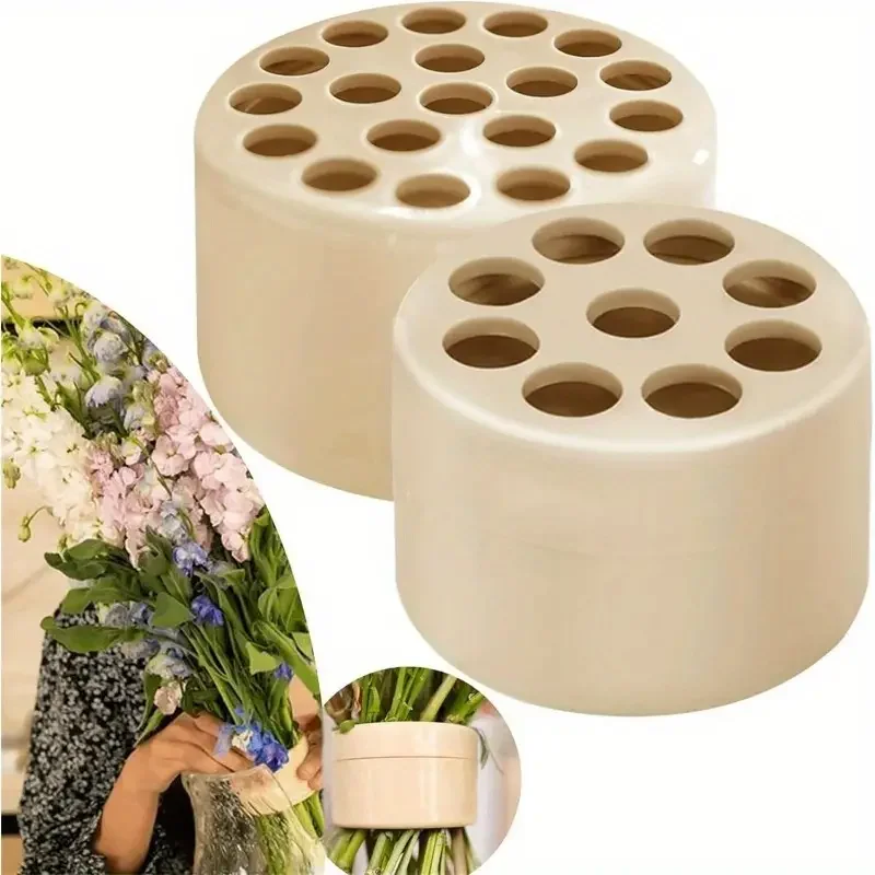 Spiral Flower Stem Stand DIY Vase Spiral Rod Stand Bouquet Flower Art DIY Home Art Decoration