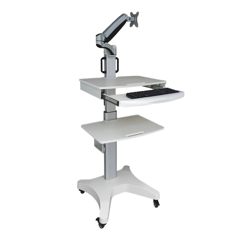 

Передвижная медицинская тележка ноутбук и компьютер, медсестринская тележка, медицинский монитор, тележка