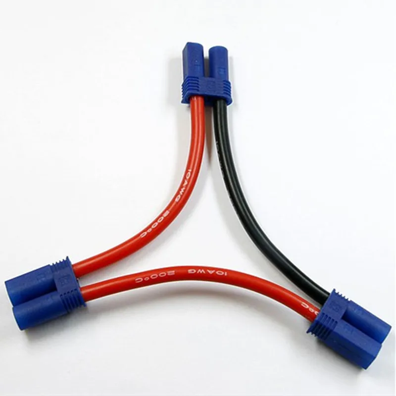 EC3 2 Series Battery Harness 1 Female to 2 Male 