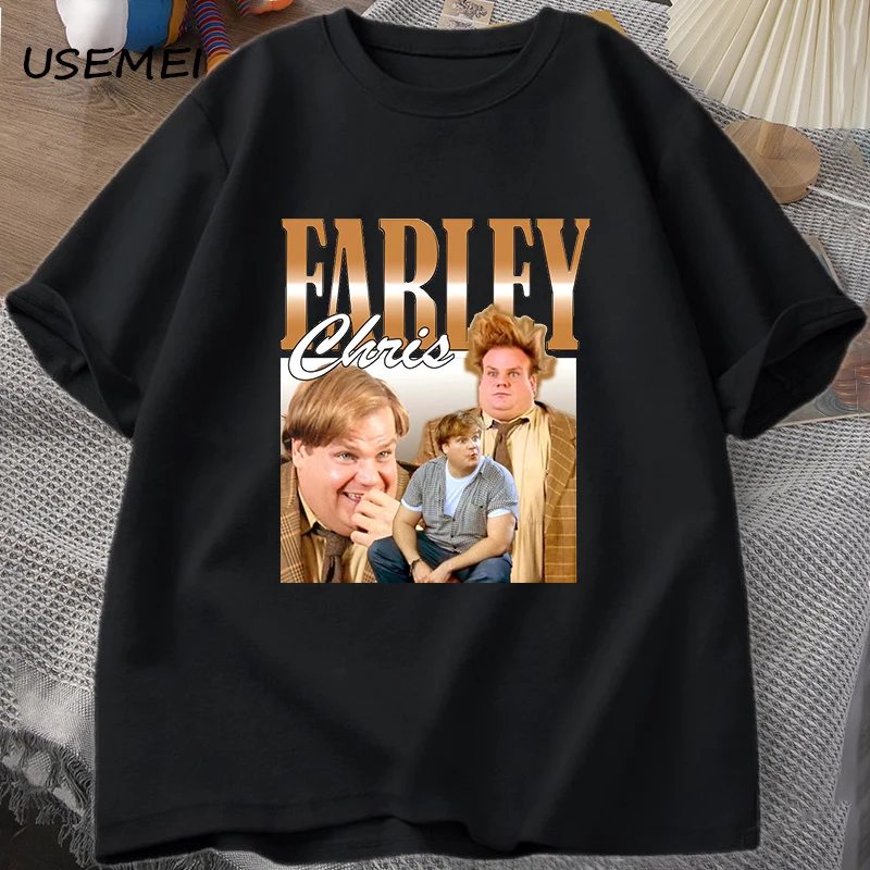 

Футболка мужская с коротким рукавом, хлопок, Повседневная рубашка, топ, уличная одежда Криса Фарли, на лето
