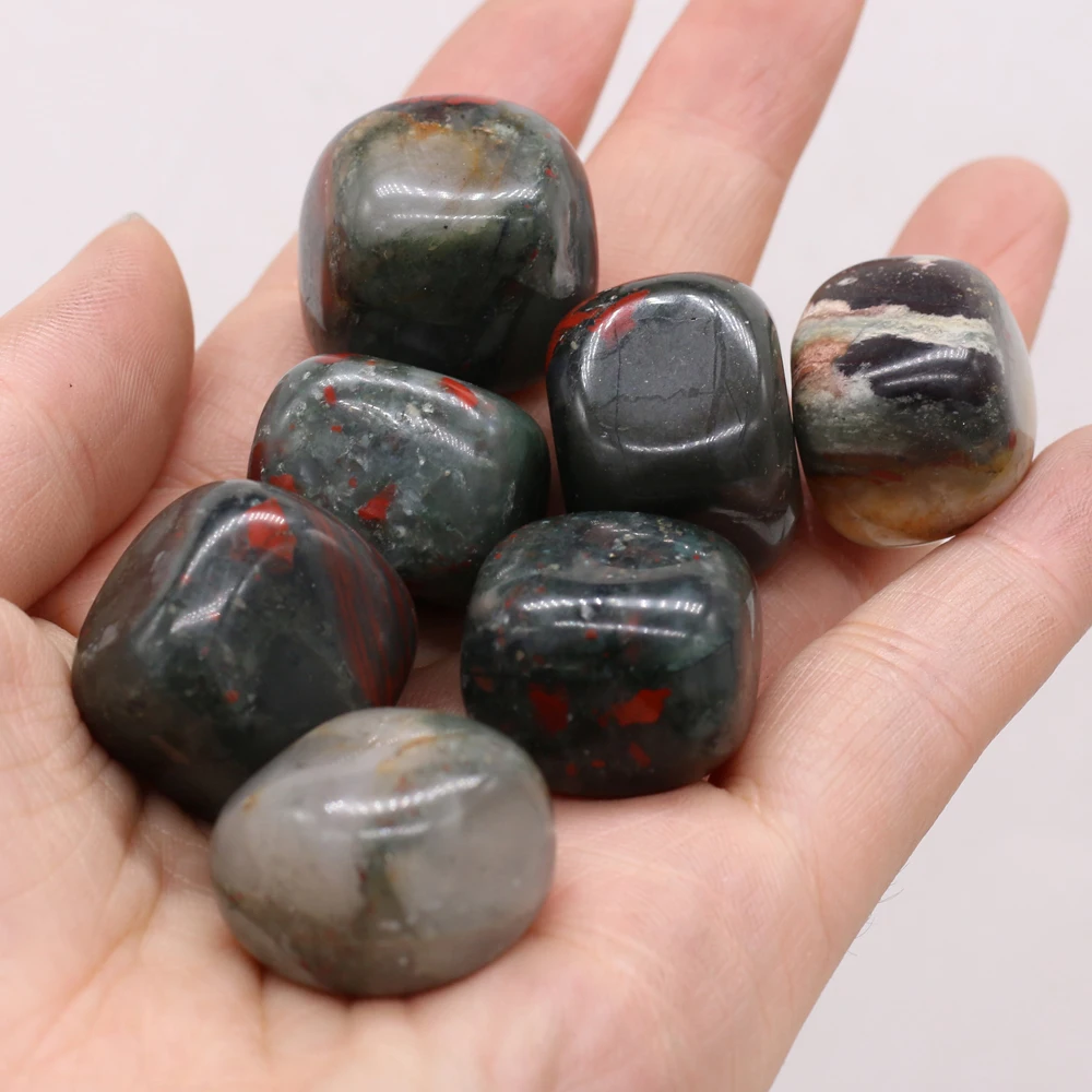

Natural African Bloodstone Ore Mineral Specimen Rough Rock Fish Tank Stone Reiki Healing Gem Stone Home Decoration Ornament