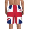 Summer Men's United Kingdom Flag Beach Pants Shorts Surfing M-2XL Polyester Swimwear Running 2