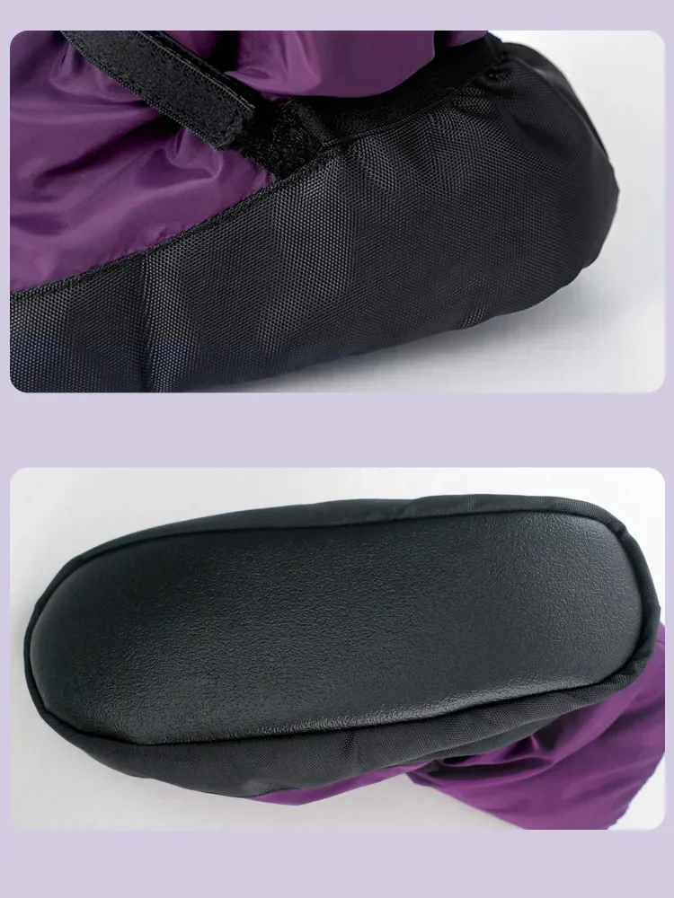 Winter Women Ballet Shoes Warm Up Booties National Dancing Shoes Winter Dance Boots Warm Antiskid Ballerina Boots Training dance shoes
