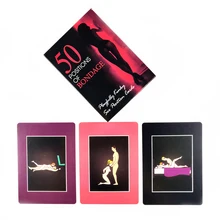 

50 Positions Of Bondage Tarot Cards High Quality Tarot Deck Board Game For Fate Divination Adult Sexy Nude Couple Bed Games Card