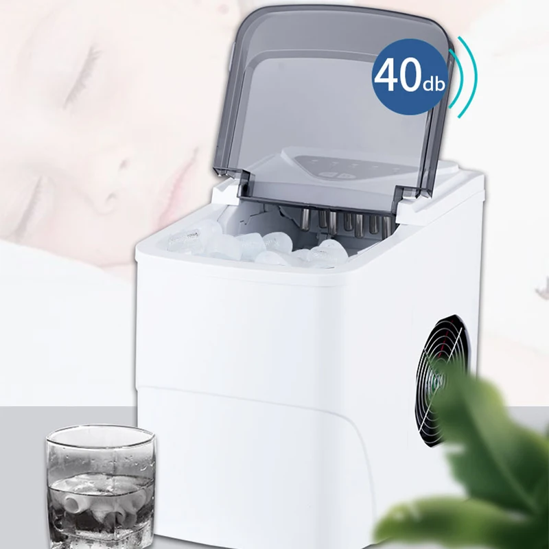 Household Portable Quick Ice Cube Maker Commercial Automatic Ice maker Machine Electric Bullet Round Making Machine 220V