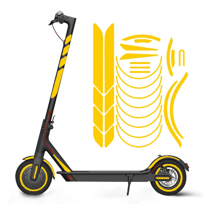 Electric Scooter Reflective Sticker 1 Set For Xiaomi M365 PRO For Ninebot Max G30 G30D