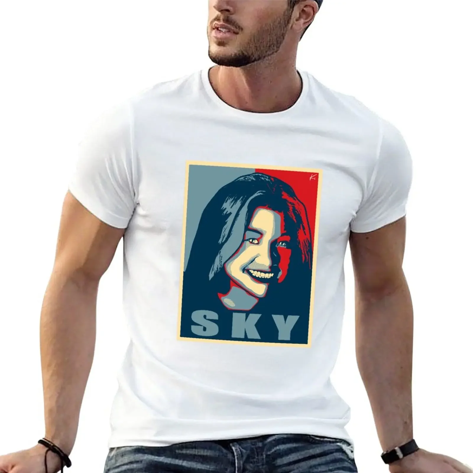 

Sky Brown T-Shirt sports fans graphics t shirt for men