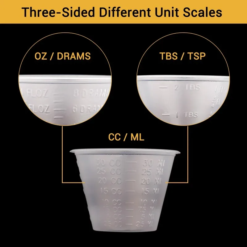 Plastic Mix Cups for Airbrush Painting DIY