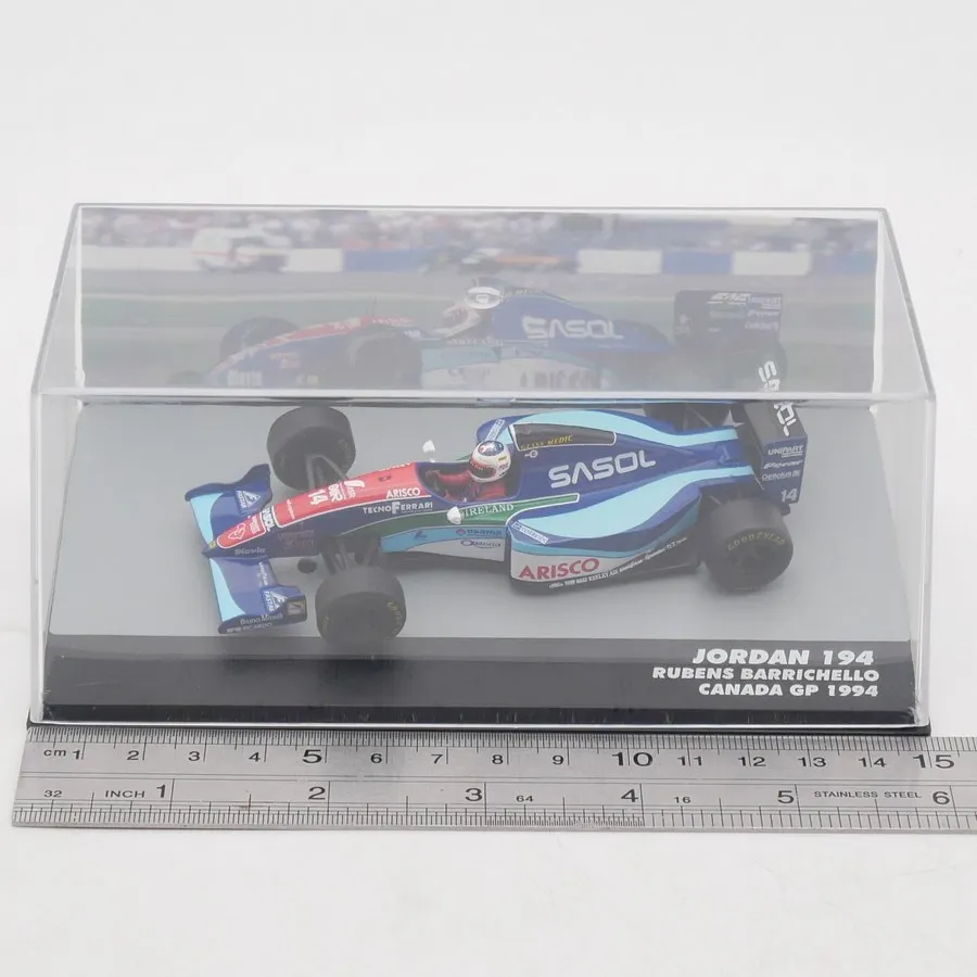 Diecast Ixo 1:43 Ölçekli 194 RUBENS BARRICHELLO 1994 F1 Yarış Alaşım Araba Modeli