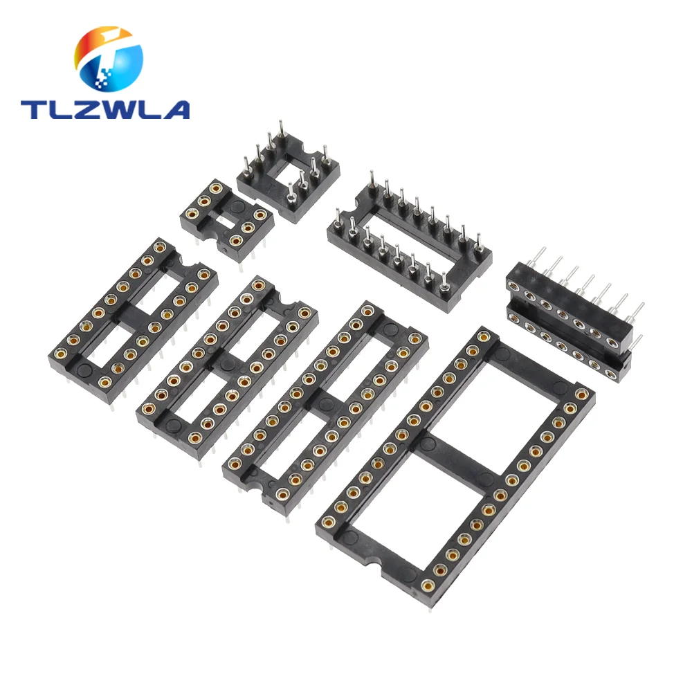 IC Socket 10PCS DIP6 DIP8 DIP14 DIP16 DIP18 DIP20 DIP28 DIP40