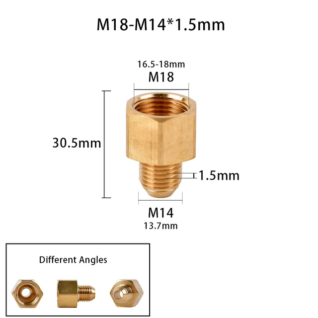 3/8 "1/2" M14 M18 M22 Férfi Nőstény Sárgaréz Szál Csatlakozó Tiszta Réz Vastag Kert Öntözési Alkatrész Csatlakozás - Image 4