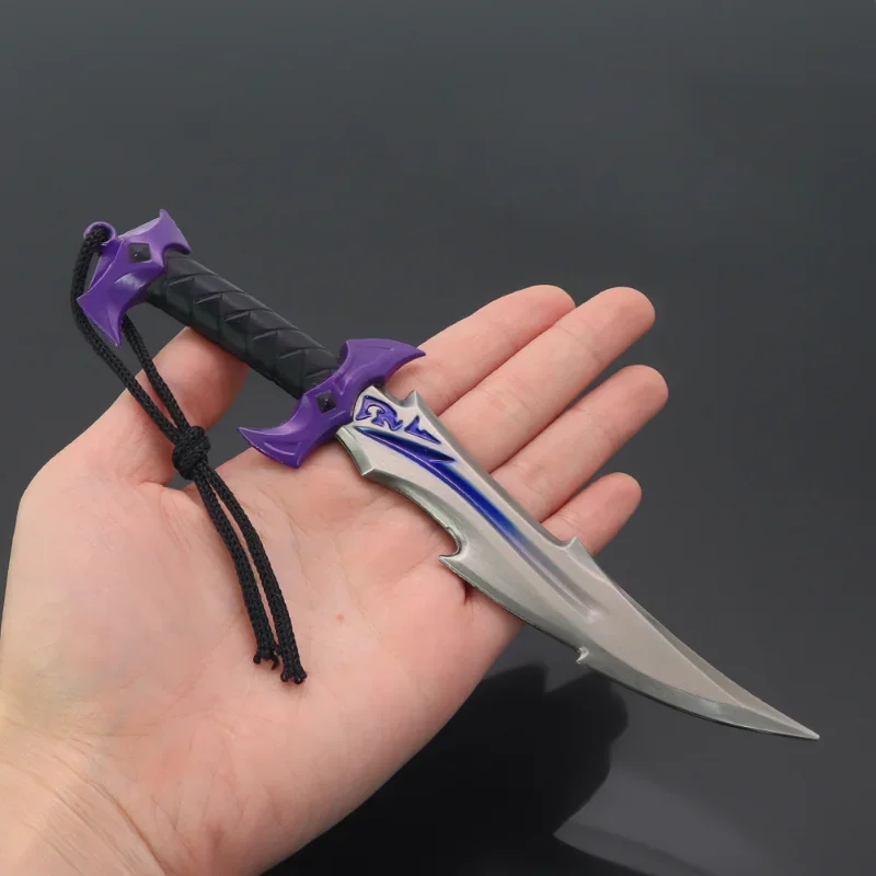 Valorant Weapon 18cm New Melee Reaver Knife Metal Reaver Collection Not Sharpened Game Peripheral Samurai Model Keychain Kid Toy 4