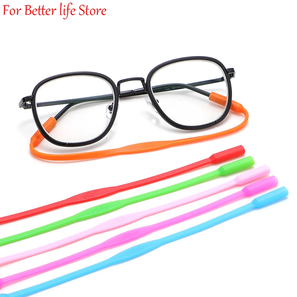New Anti slip Sunglasses Rope Unisex Outdoor Sports Glasses Rope Women's Glasses Glasses Eye Mask Rope Elastic Silicone Neckband