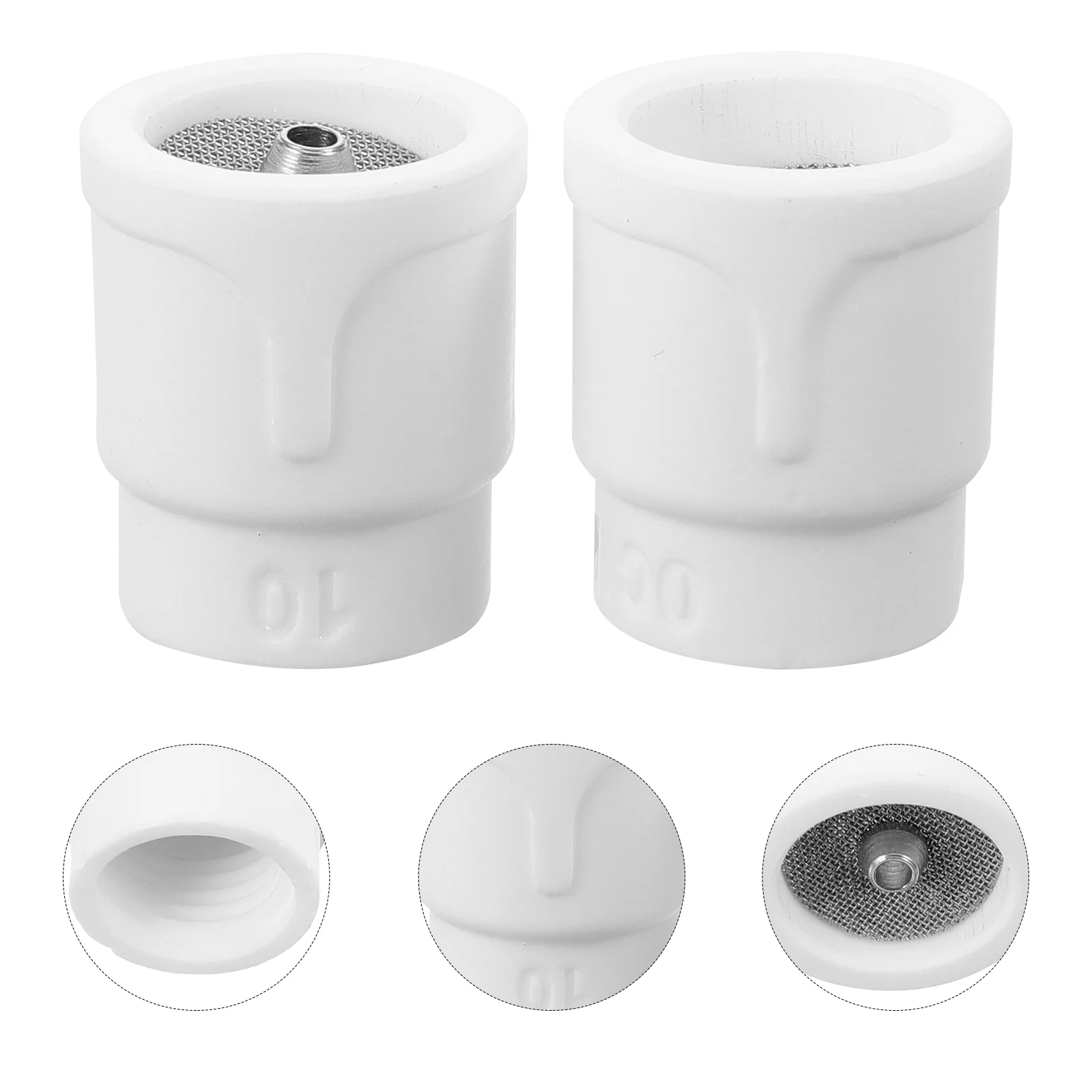 

2 Pcs Cup For TIG Welding Torch Big Mouth Accessory Cups Ceramics Lens Gas Nozzle