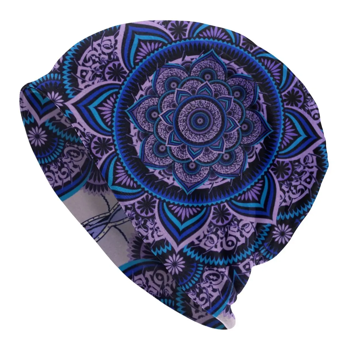 

Poetics Mandala Bonnet Homme Fashion Knitting Hat For Women Men Autumn Winter Warm Boho Beanies Caps