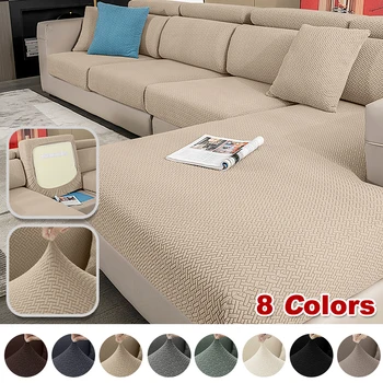 Copridivano elastico jacquard Copridivano regolabile per soggiorno Fodera protettiva per cuscino per divano lavabile rimovibile 1