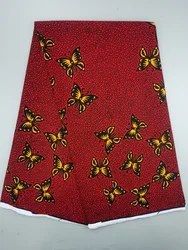 Authentic Wax Print Fabric African Dress Material 100% Cotton, 6 Yards - 950g (Lilac)