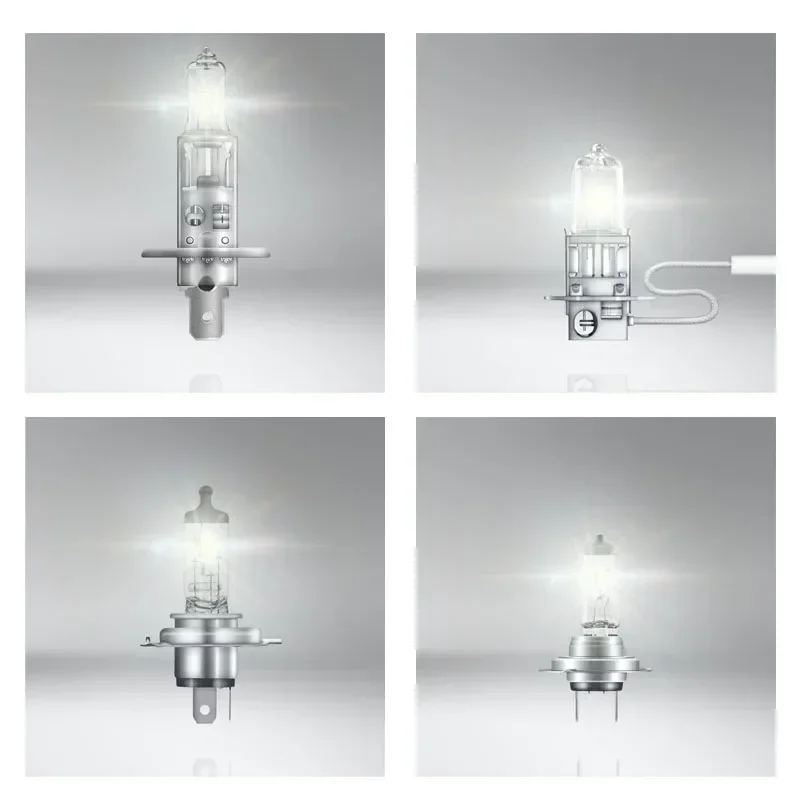 OSRAM H1 H4 H3 H7 HB2 9003 CLASSIC Car Halogen Headlight Standard Lamps 3200K White Original Light 12V 55W Bulbs ECE (10 PCS) 2