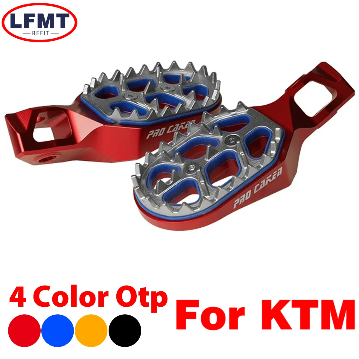 

For KTM 125-500 250 300 350 EXC EXCF XCW XC SX XCF SXF 2023 For Husqvarna FE FC FX TX TE 2024 NEW Motorcycle Foot Pegs FootRest