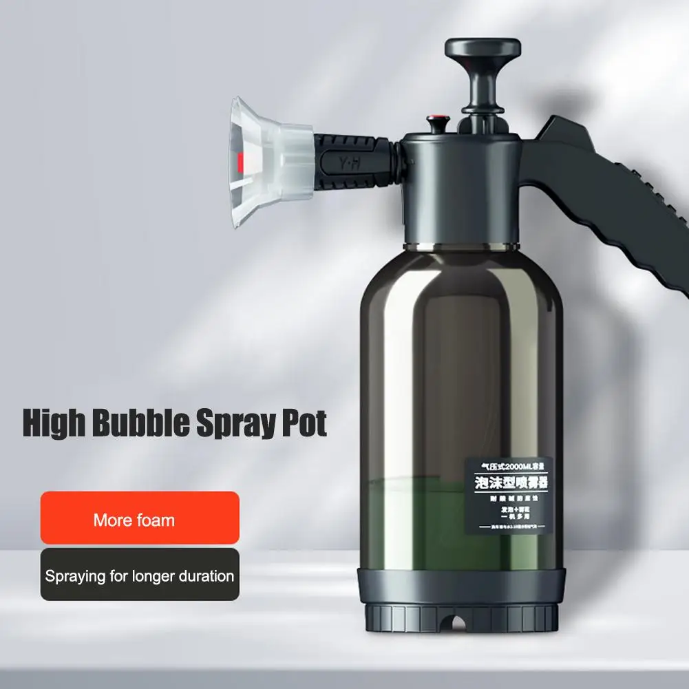 

Portable Car Wash Foam Sprayer 2L Watering Can Multifunction Handheld for T6K1