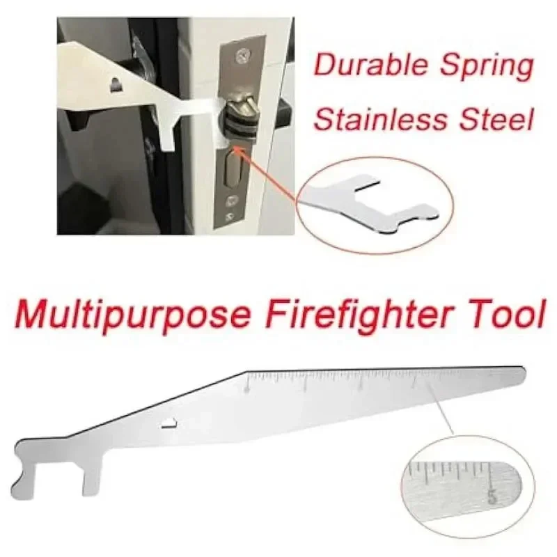 Lever Tool Multi-Purpose Stainless Steel Locksmith Tool Mini Portable Pry Bar Hand For Firefighter Police