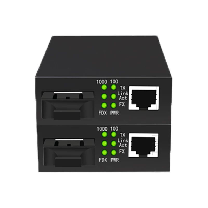 1Pair media converter complete tools multimode SC Port 2KM External Power Supply 1000M ftth tools sx core gigait transceiver