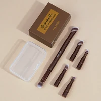 MAANGE Double Ended Makeup Brush Set Detachable Travel Contour Concealer Brush Set Eyeshadow Brush Face Cosmetic Tools with Box 2