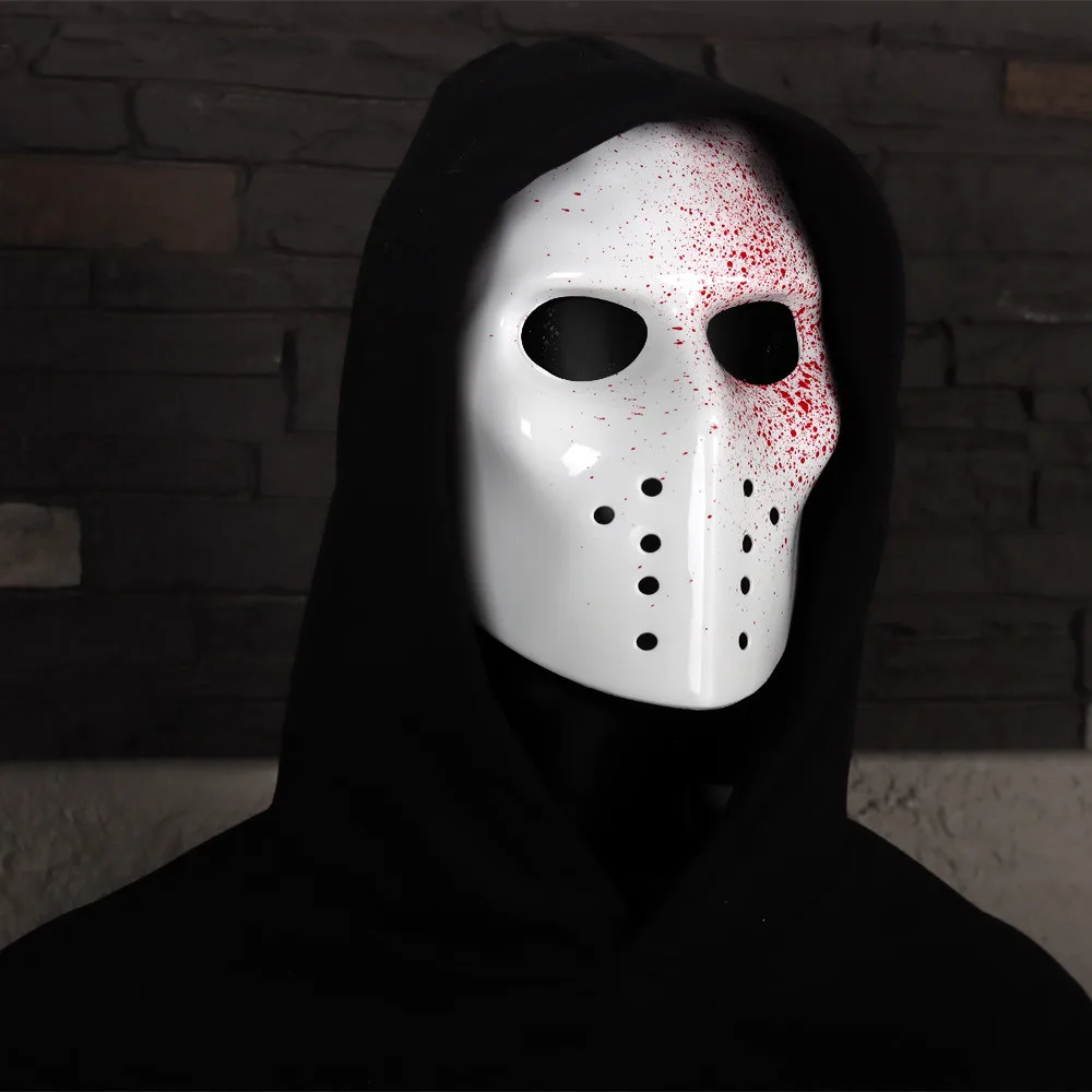 White Mask Man Horror