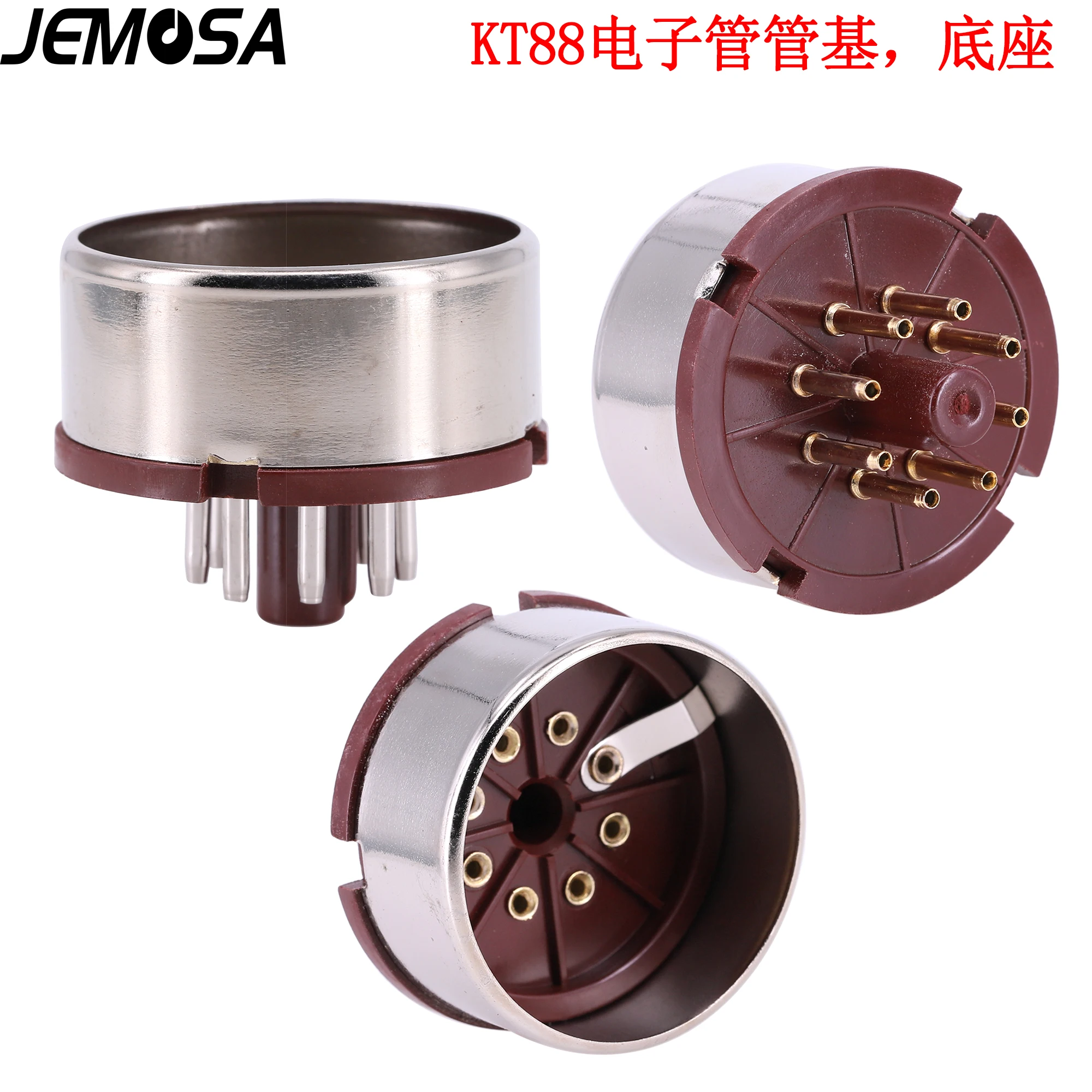 

2PCS 8Pin Tube Socket KT88 Vacuum Tube Base For KT88 6550 Vacuum Tube HIFI Audio Amplifier