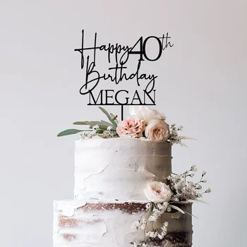 Personalized Birthday Cake Topper 1