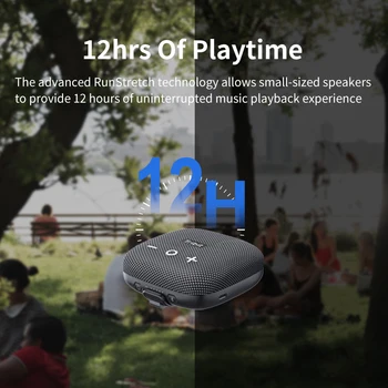 Tribit StormBox Micro 2 Portable Bluetooth Speaker 90dB Loud Sound Deep Bass IP67 Waterproof Camp Small Speaker Built-in Strap 3