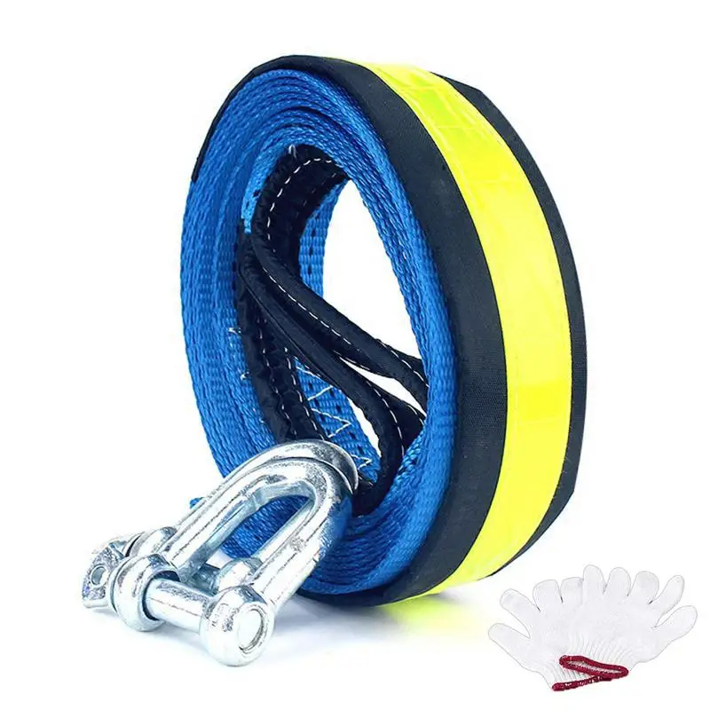 

Recovery Tow Strap Towing Strap Tow Rope Tree Saver Straps Recovery Strap Atv Tow Strap Kit 16.4 Feet For Trucks Atv Utv SUV