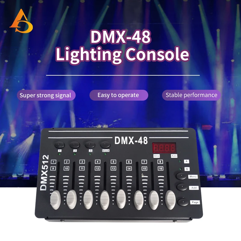 Light DMX-48 Controller Mini DMX Controller Stage Dimming DJ