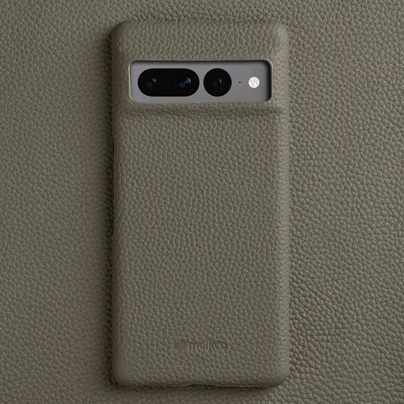 Melkco Premium Handmade Real Leather Phone Cover - Half-Wrapped Cowhide Design