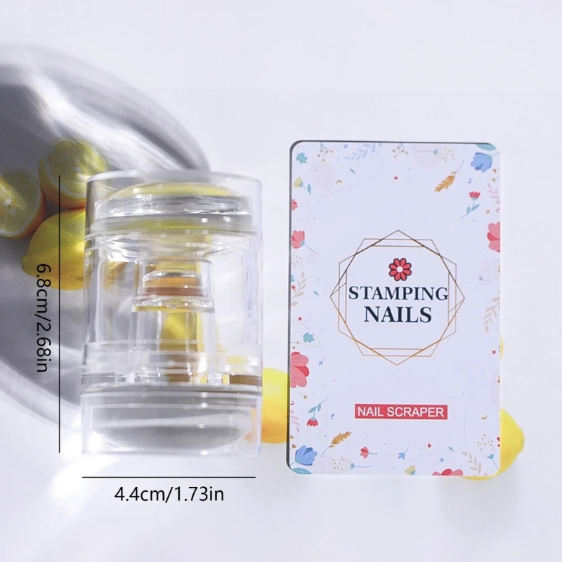 정확한 패턴 전송 및 색상 적용을 위한 1개의 네일 스탬퍼 세트에서 Y4NA Professional 3