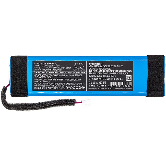 Bateria Cameron Sino-speaker para lg Xboom go Pl7 3500mah Eac668361372s - Image 3