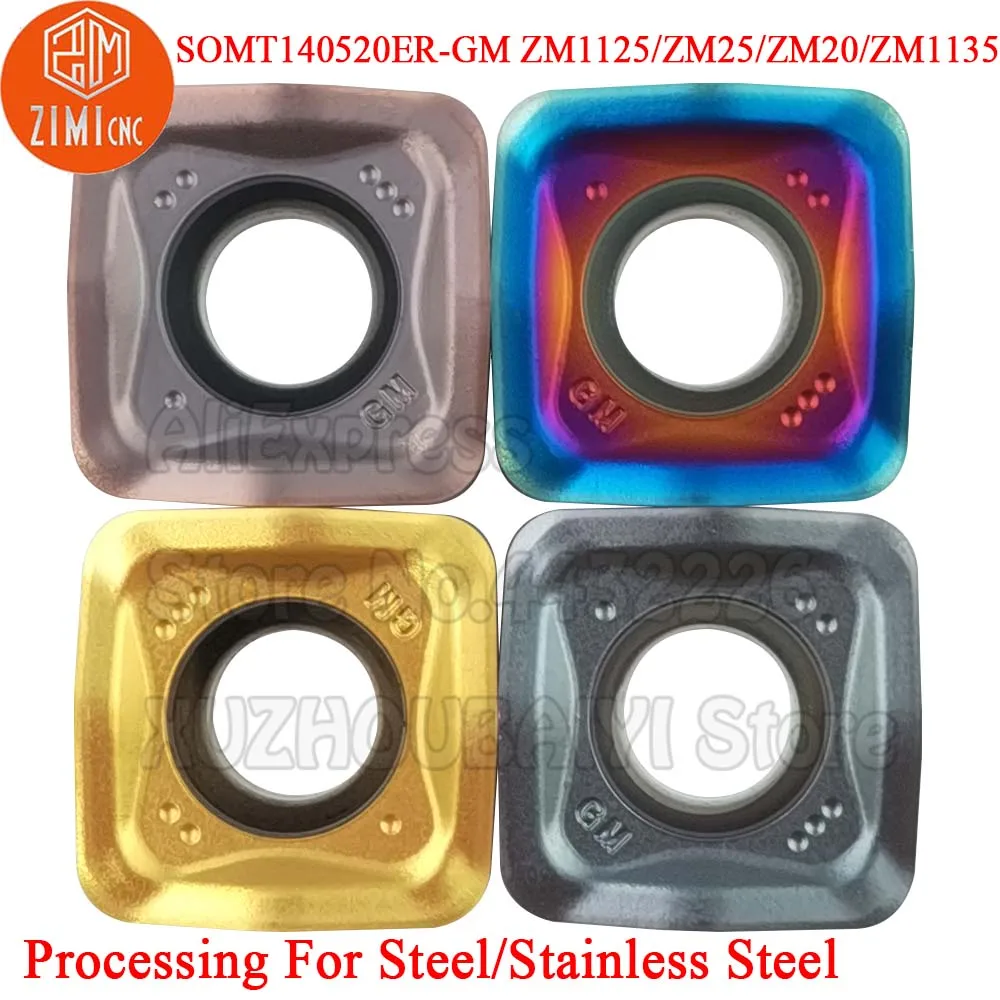 

10 шт. SOMT140520ER-GM SOMT140520ER GM SOMT140520 ER SOMT 140520 твердосплавные фрезы, токарные инструменты с ЧПУ