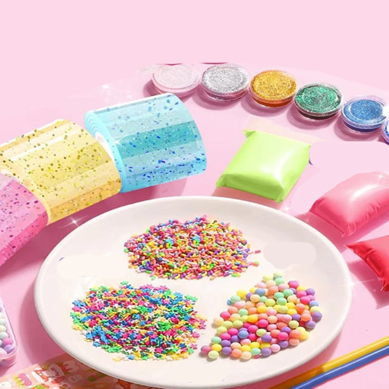 재사용 가능한 컬러 블로우 버블 테이프 세트, 양면 나노 테이프, DIY 공예 핀치 장난감 제작, 끈끈한 흔적 없음