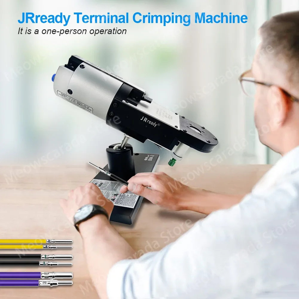 ST4050 Kit YJQ-W2DTQ Pneumatic Crimp Tool Air Power HDT-48-00 Crimp Deutsch 12# 16# 20# Contacts