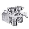 B02 Automatic small oil press machine stainless steel double head oil press intelligent temperature control oil press machine 3