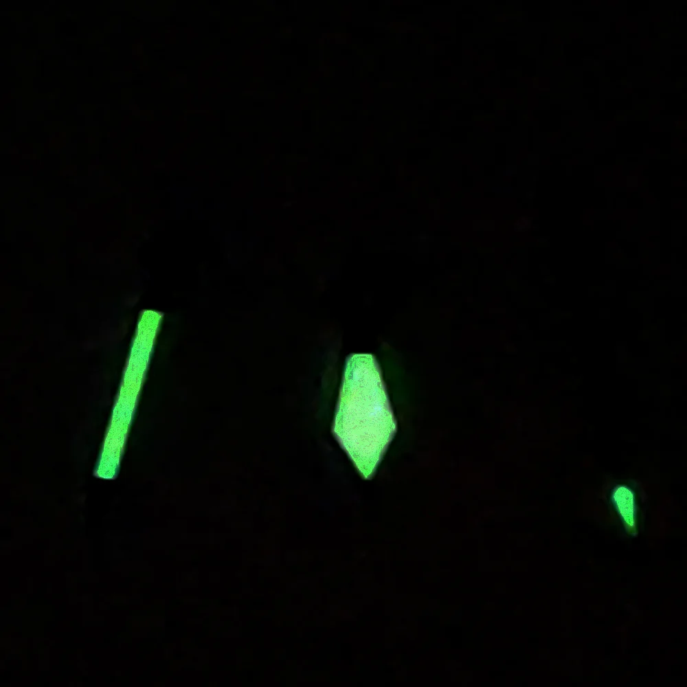 Luminous Silver and Yellow Watch Hands Set