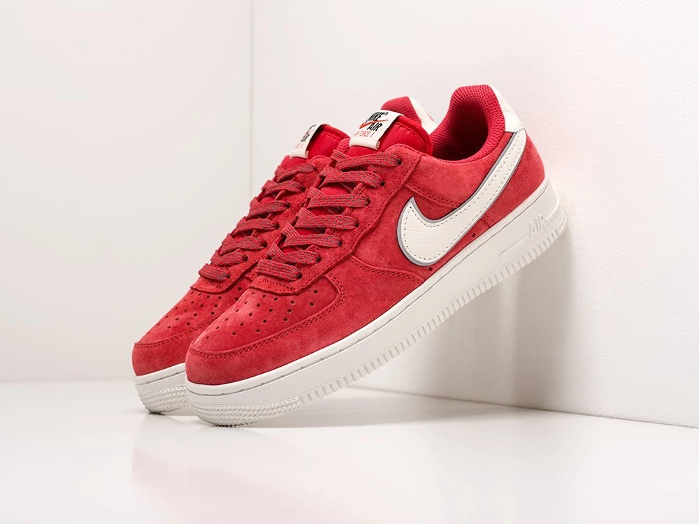 Nike zapatillas Air Force 1 para mujer, color rojo, demisezon|Zapatos vulcanizados de AliExpress